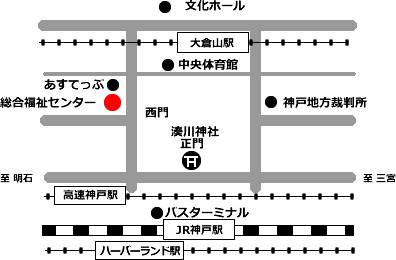 マップ 神戸市視覚障害社福祉協会