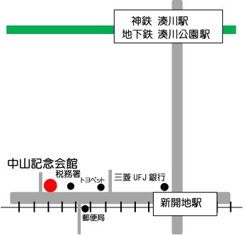 中山記念会館 地図